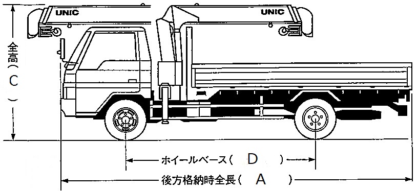4tクレーン付きトラック